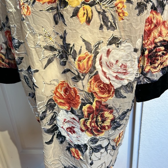 RD & Koko Velvet Rose Sheer Kimono - Picture 6 of 8